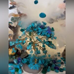 🌳💎🌳UNLISTED GEMSTONES MINI TREE HOME/OFFICE DECOR🌳💎🌳